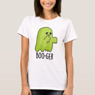 Camiseta Dia de as Bruxas engraçado Boo-ger Booger Ghost Pu