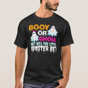 Camiseta Dia de as Bruxas engraçado Booon Ou Ghoul Ghost Mo