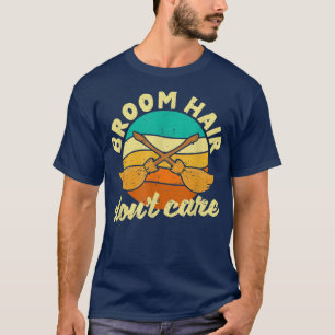 Camiseta Dia de as Bruxas engraçado Bruxa Vassoura Vassoura