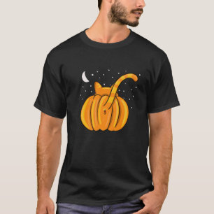 Camiseta Dia de as Bruxas engraçado Bumbum De Gato Pumpkin 