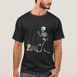 Camiseta Dia de as Bruxas engraçado Cardigan Welsh Corgi E