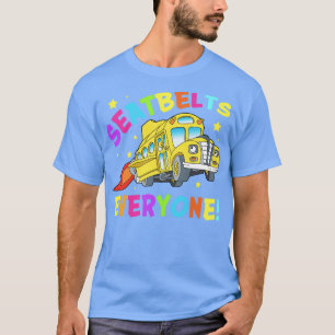 Camiseta Dia de as Bruxas engraçado Cintos De Segurança A T