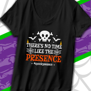 Camiseta Dia de as Bruxas engraçado Crossbones do crânio do