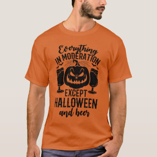 Camiseta Dia de as Bruxas engraçado de Abóbora de Halloween