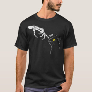 Camiseta Dia de as Bruxas engraçado de Boop de Mão do Skele