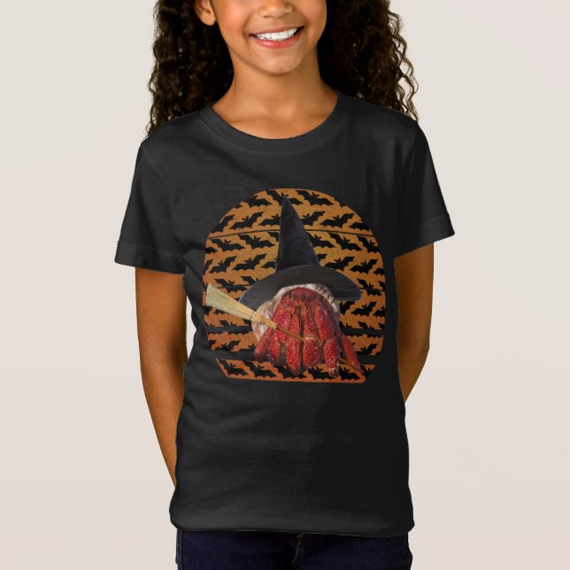 Camiseta Dia de as Bruxas engraçado de bruxaria Hermit Crab (Frente)