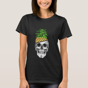 Camiseta Dia de as Bruxas engraçado de cabeça do abacaxi ha