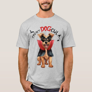 Camiseta Dia de as Bruxas engraçado de Cão Berger Picard Va