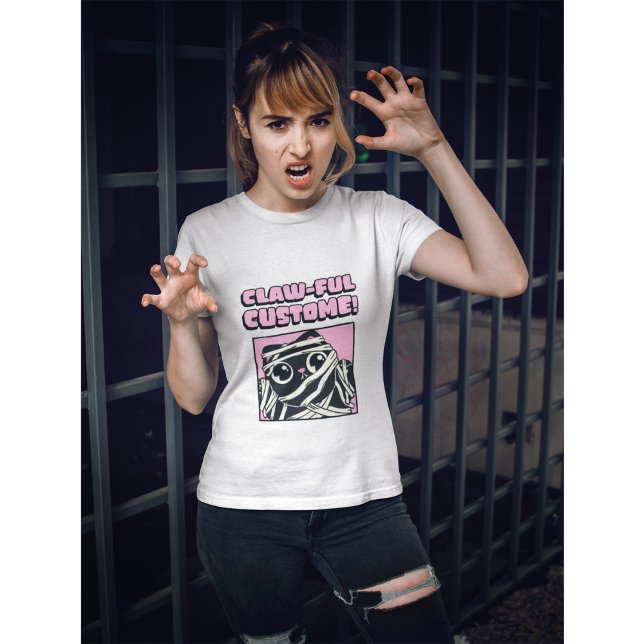 Camiseta Dia de as Bruxas engraçado de Figuras em Direito (Criador carregado)