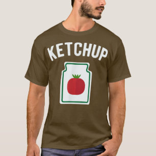 Camiseta Dia de as Bruxas engraçado de Garrafa de Tomato Ke