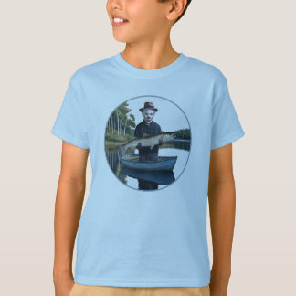 Camiseta Dia de as Bruxas engraçado de Pesca do Pescador