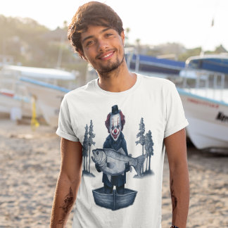 Camiseta Dia de as Bruxas engraçado de Pesca do Pescador