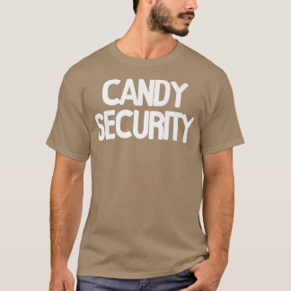 Camiseta Dia de as Bruxas engraçado de Segurança Candy Figu