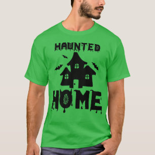 Camiseta Dia de as Bruxas engraçado doméstico assombrado
