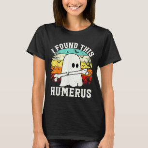 Camiseta Dia de as Bruxas engraçado Encontrei Este Humero D