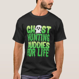 Camiseta Dia de as Bruxas engraçado Fantasma Caçando Amigos