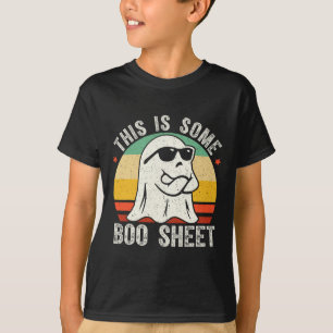 Camiseta Dia de as Bruxas engraçado Fantasma Vintage Mens M