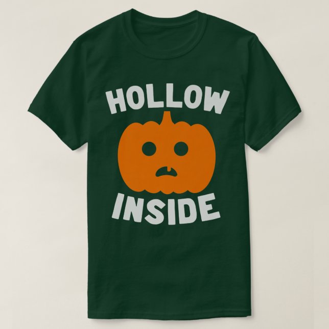 Camiseta Dia de as Bruxas engraçado Hollow JackoLanterna Pu (Frente do Design)