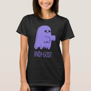 Camiseta Dia de as Bruxas engraçado Indi-gost Indigo Ghost 