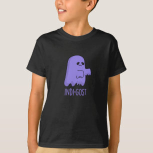 Camiseta Dia de as Bruxas engraçado Indi-gost Indigo Ghost 