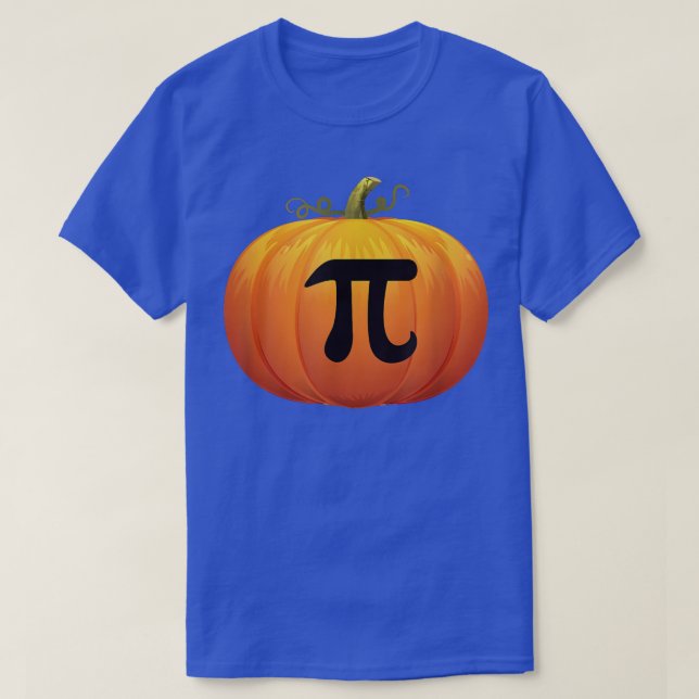 Camiseta Dia de as Bruxas engraçado Math Pumpkin Pi (Frente do Design)