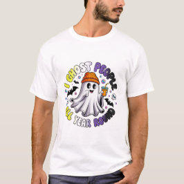 Camiseta Dia de as Bruxas engraçado não binário - I Ghost P