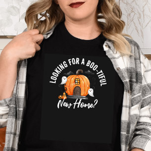 Camiseta Dia de as Bruxas engraçado Novo agente imobiliário