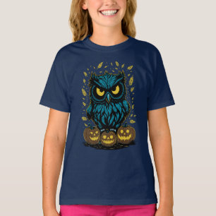 Camiseta Dia de as Bruxas engraçado Owl