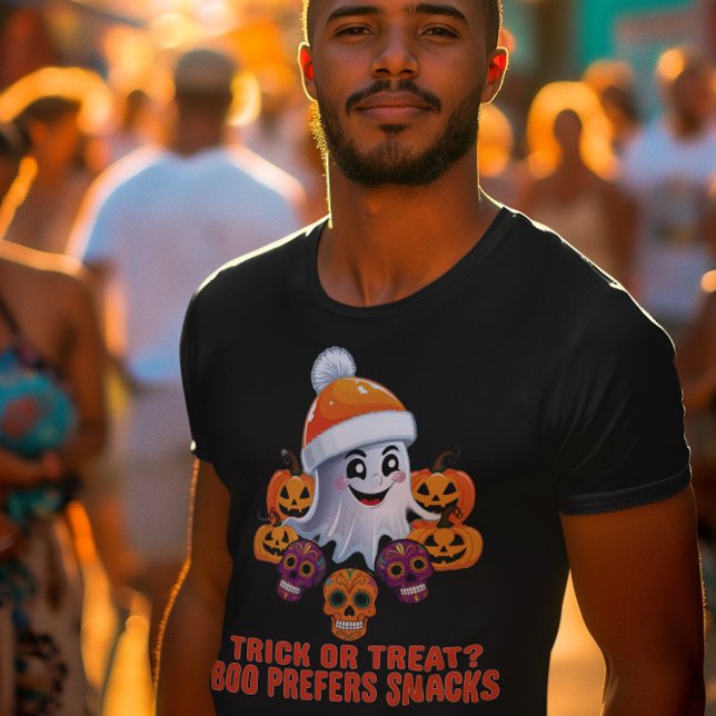 Camiseta Dia de as Bruxas engraçado Personalizado de Trick  (Criador carregado)