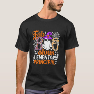 Camiseta Dia de as Bruxas engraçado Principal do Fab Boo Lo