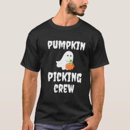 Camiseta Dia de as Bruxas engraçado Pumpkin Picking Crew 20