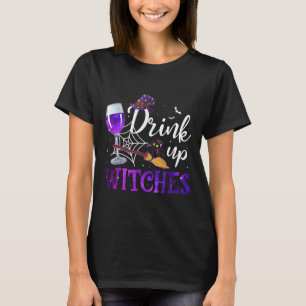 Camiseta Dia de as Bruxas engraçado Que Bebe Feiticeiras En