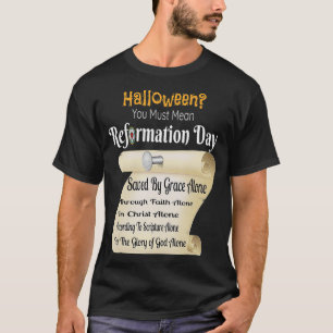 Camiseta Dia de as Bruxas engraçado Que Você Deve Dizer D