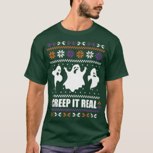 Camiseta DIA DE AS BRUXAS ENGRAÇADO REAL DE TI CREEP Fantas