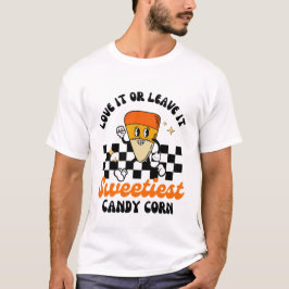 Camiseta Dia de as Bruxas engraçado Retro Candy Corn