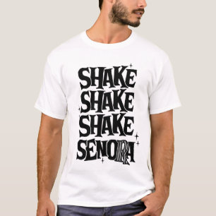 Camiseta Dia de as Bruxas engraçado Shake Shake Senora