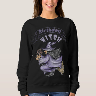Camiseta Dia de as Bruxas engraçado Spooky, bruxa de aniver