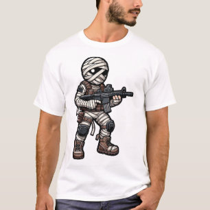 Camiseta Dia de as Bruxas engraçado Tático Exército Humano