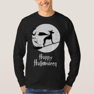 Camiseta Dia de as Bruxas engraçado Testemunha de Cachorro