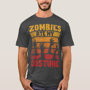 Camiseta Dia de as Bruxas engraçado Zombie Comeu Monstros Z