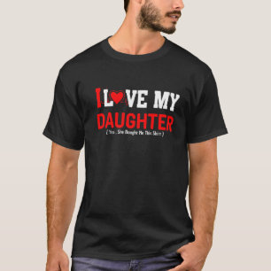 Camiseta Dia de as mães 2022 Eu Amo Minha Filha Ela Me Comp