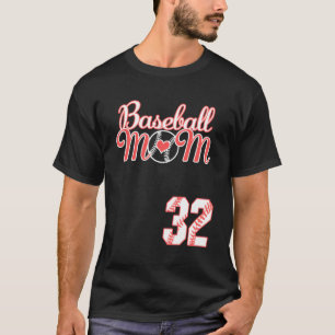 Camiseta Dia de as mães 32 Baseball Player Jerse