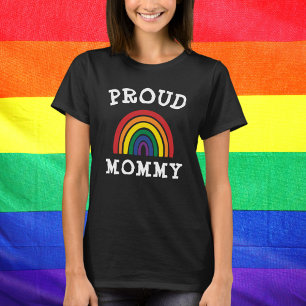 Camiseta Dia de as mães Arco-Íris Mamãe LGBTQ Ortodia