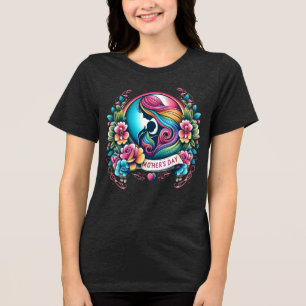 Camiseta Dia de as mães Bella+Canvas