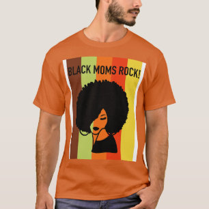 Camiseta Dia de as mães Black Mães Rock
