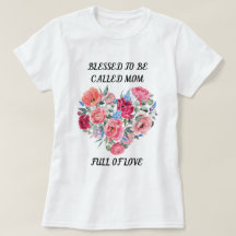 (Dia de as mães) Camisa-T feminina