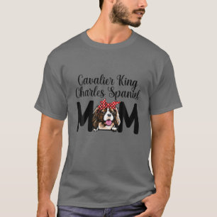 Camiseta Dia de as mães Cavalier do Rei Charles Spaniel
