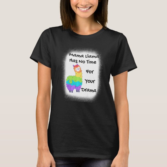 Camiseta Dia de as mães Cotação 2022 Mama Llama Não Tem Tem (Frente)