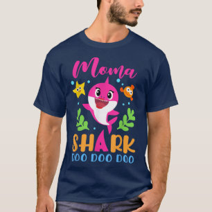 Camiseta Dia de as mães da Família de Lover de Tubarão Moma