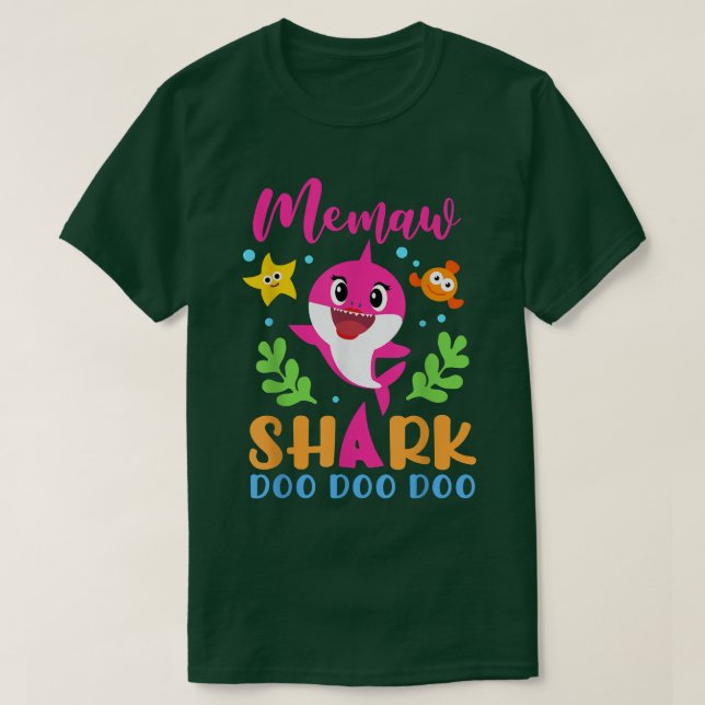 Camiseta Dia de as mães da família do SharkMemaw (Frente do Design)